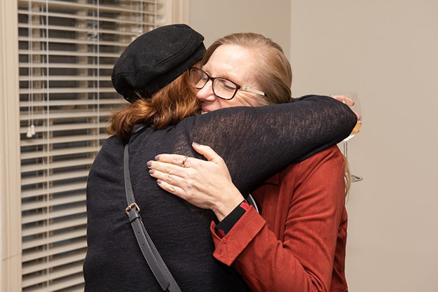 Pan Am 103 30th Anniversary guests embracing